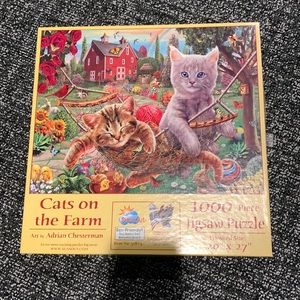 Cats on the Farm 1000 puzzle